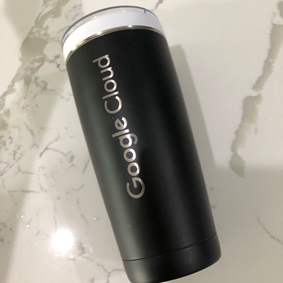 CeramiSteel Black Tumbler with Google Cloud logo - Picture 3 of 9